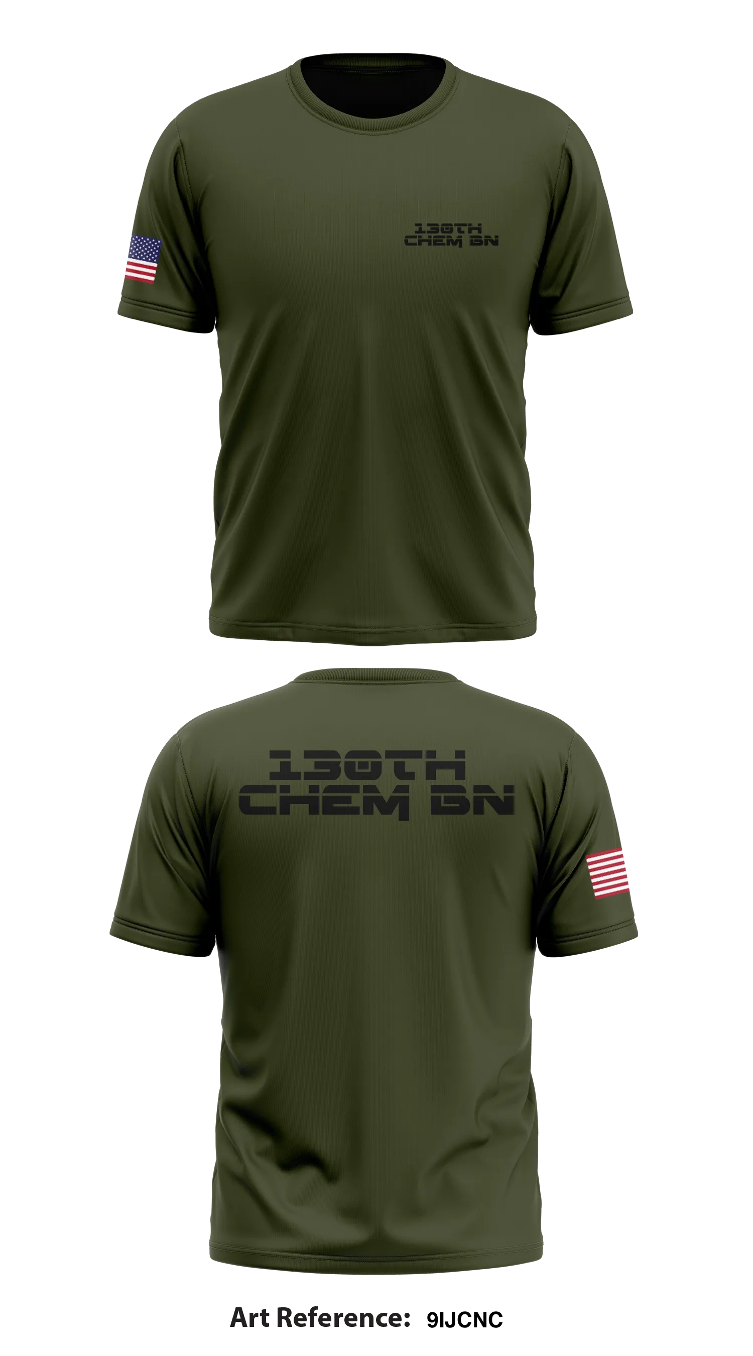 130th Chem Bn Store 1 Core Men's SS Performance Tee - 9IjcnC