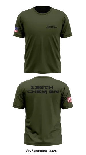 130th Chem Bn Store 1 Core Men's SS Performance Tee - 9IjcnC