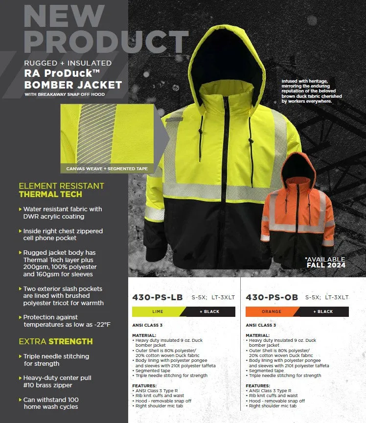 24-430 ProDuckâ„¢ Bomber Jacket w/ Hood
