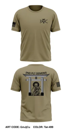 2nd PLT, D Co, 1-187 IN Store 1 Core Men's SS Performance Tee - GmJjCu