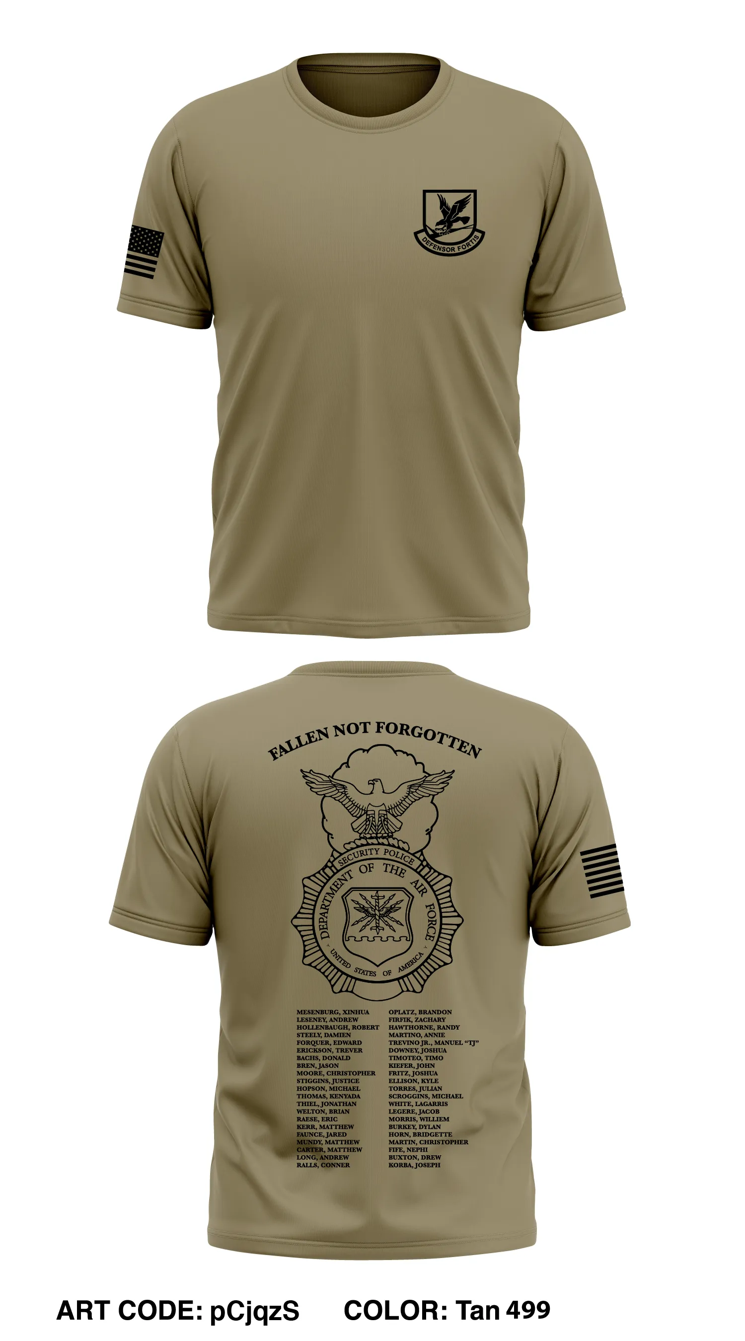 379th ESFS Store 1 Core Men's SS Performance Tee - pCjqzS