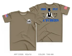 3rd PLT, Cutthroat Company, 1-63 AR BN Core Men's SS Performance Tee - KEzr7d