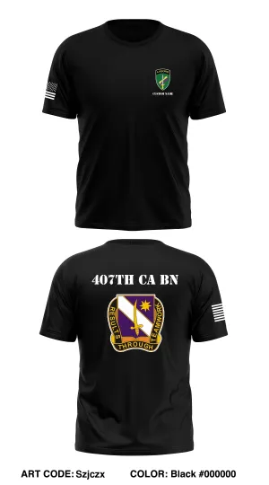 407th CA BN Store 1 Core Men's SS Performance Tee - Szjczx