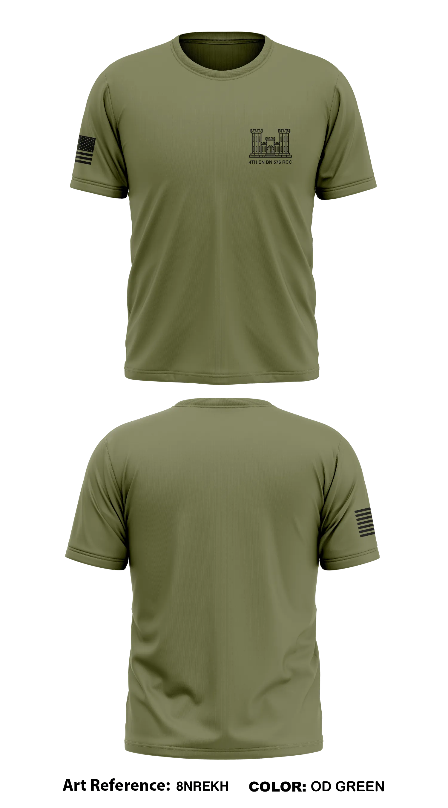 4TH EN BN 576 RCC Store 1 Core Men's SS Performance Tee - 8nREkH