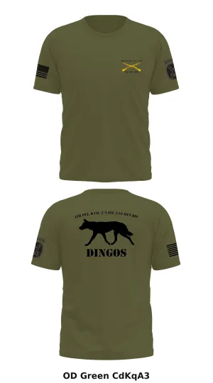 4th PLT, D Co. 2-2 INF 3/10 MTN DIV  Store 1 Core Men's SS Performance Tee - CdKqA3