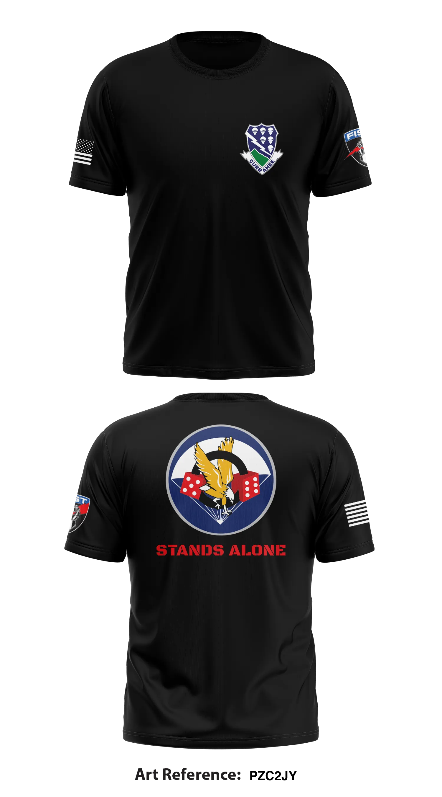 506th Currahee Store 1 Core Men's SS Performance Tee - pzC2jY