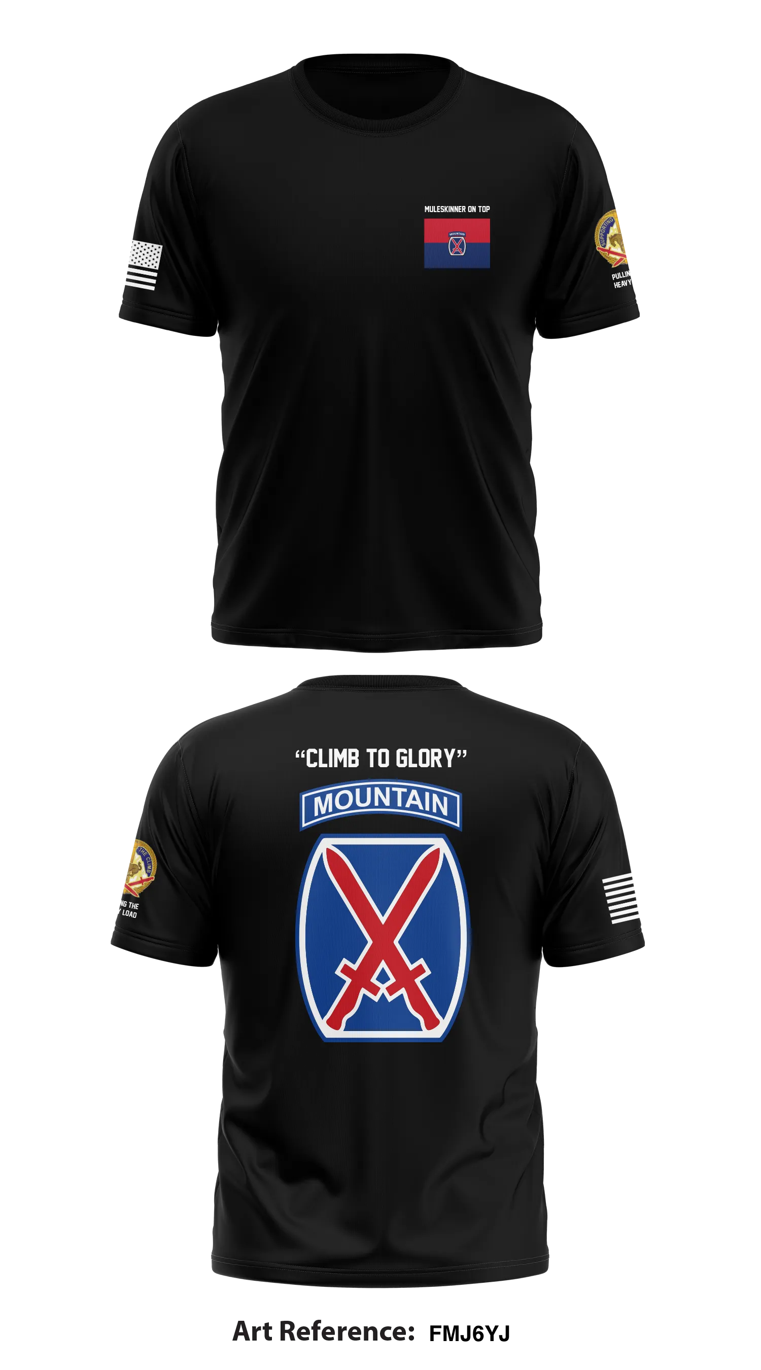 510th HR CO, 10th HSTB, 10th SBDE, 10th MTN DIV Store 1 Core Men's SS Performance Tee - FmJ6Yj