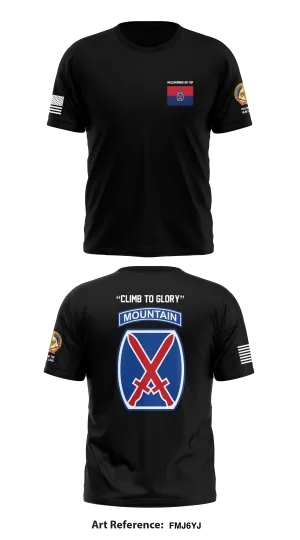 510th HR CO, 10th HSTB, 10th SBDE, 10th MTN DIV Store 1 Core Men's SS Performance Tee - FmJ6Yj