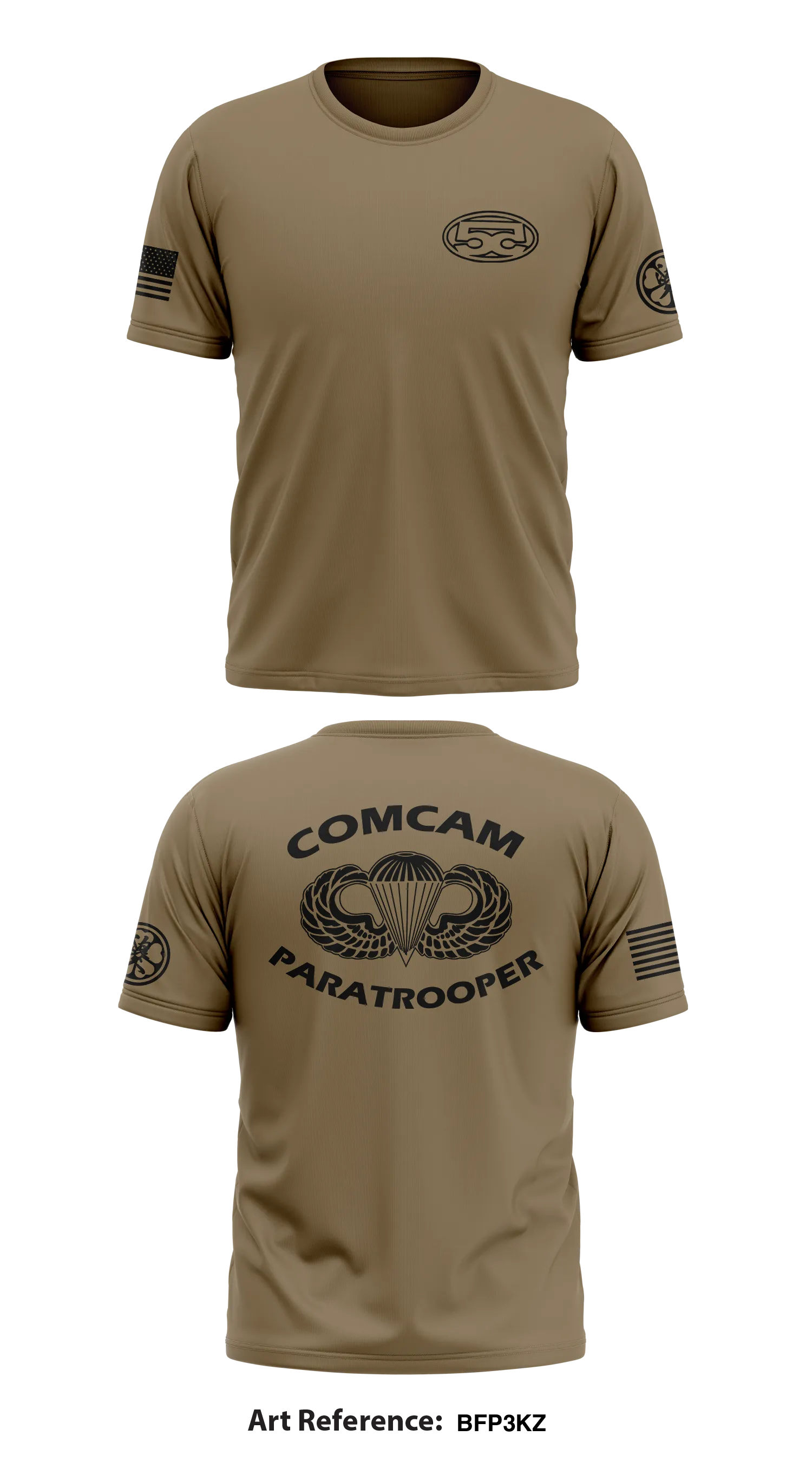 55th Signal Company (COMCAM) Store 1 Core Men's SS Performance Tee - bfP3Kz
