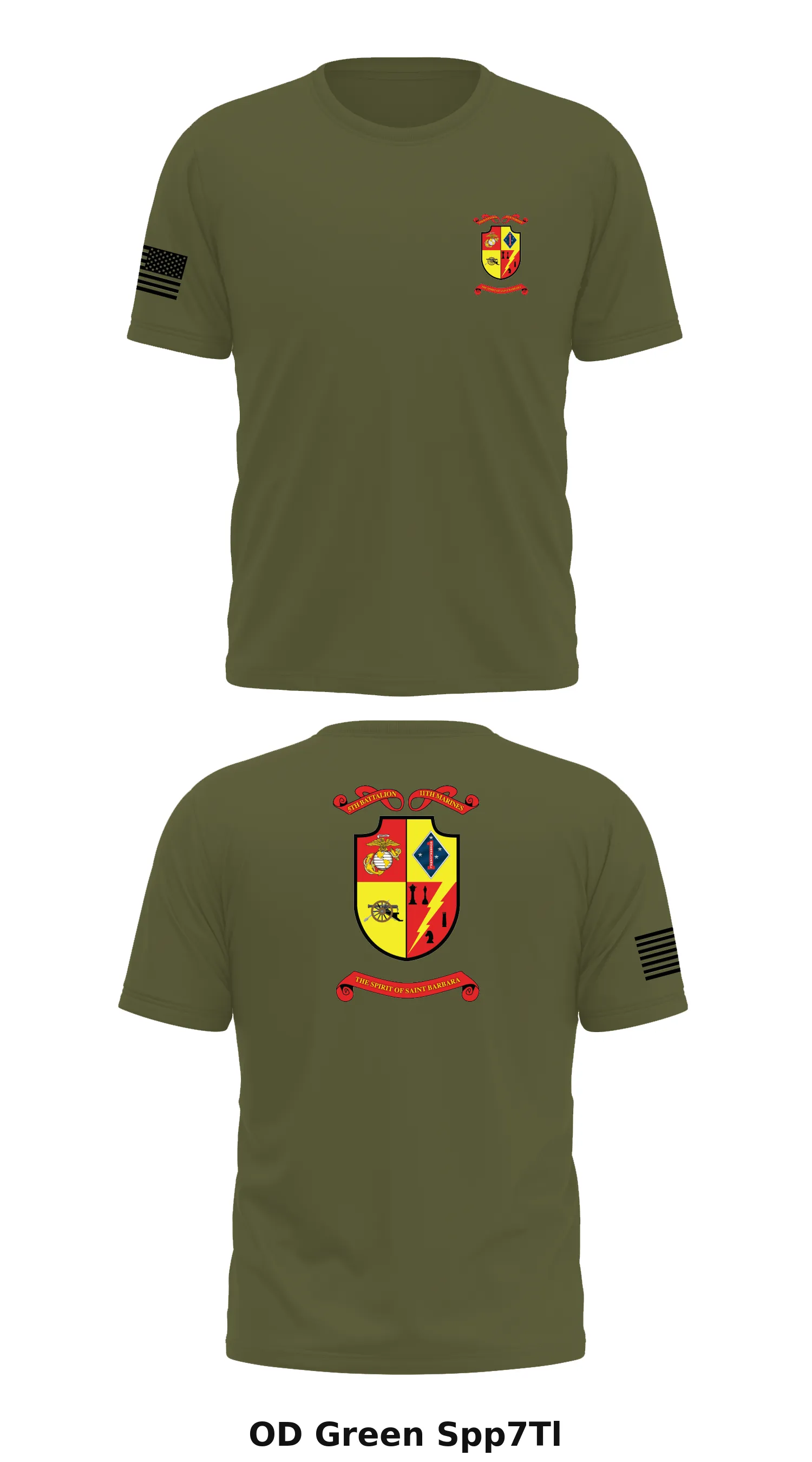 5th Bn, 11th Mar Store 1 Core Men's SS Performance Tee - Spp7Tl