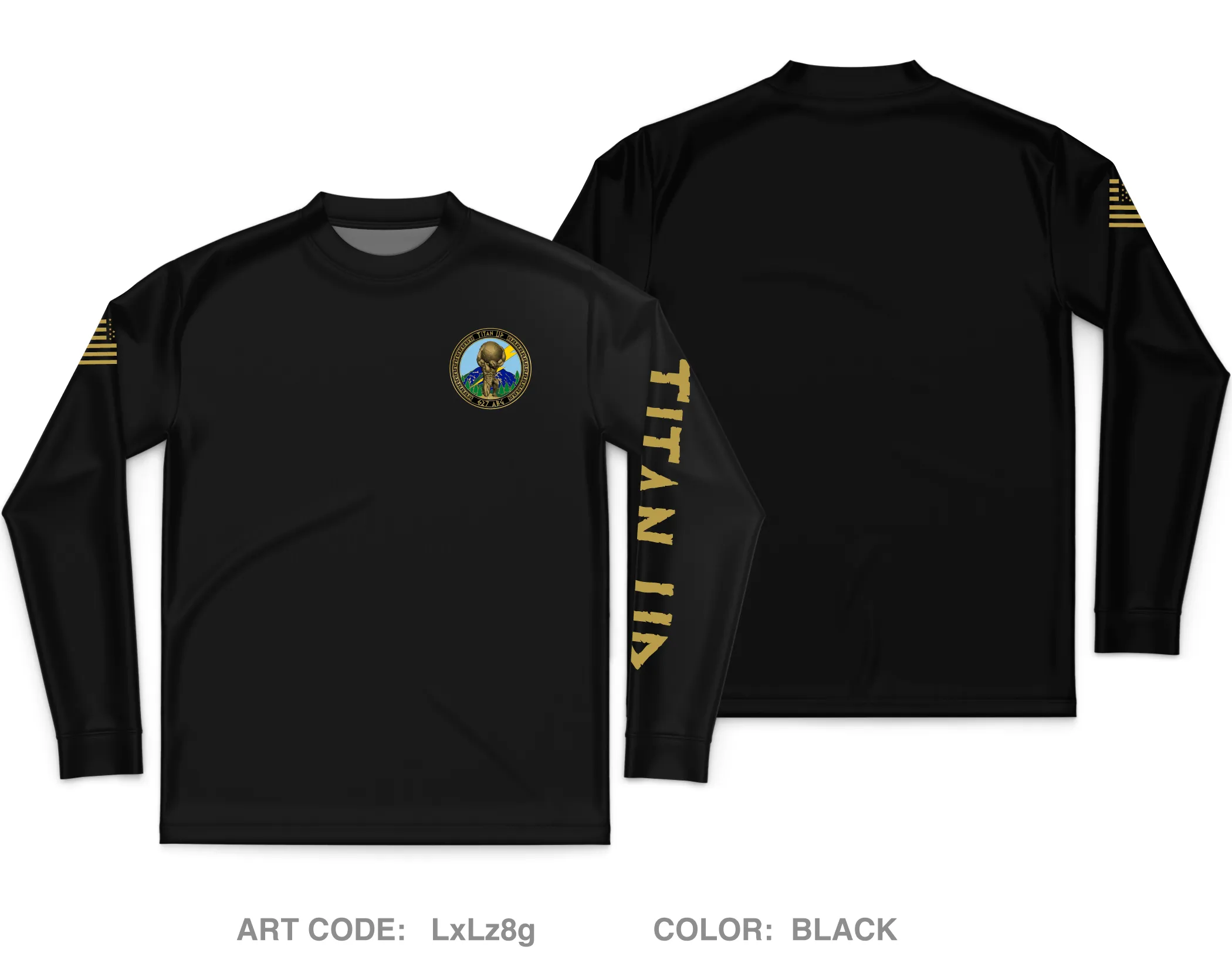 627th Air Base Group Core Men's LS Performance Tee - LxLz8g