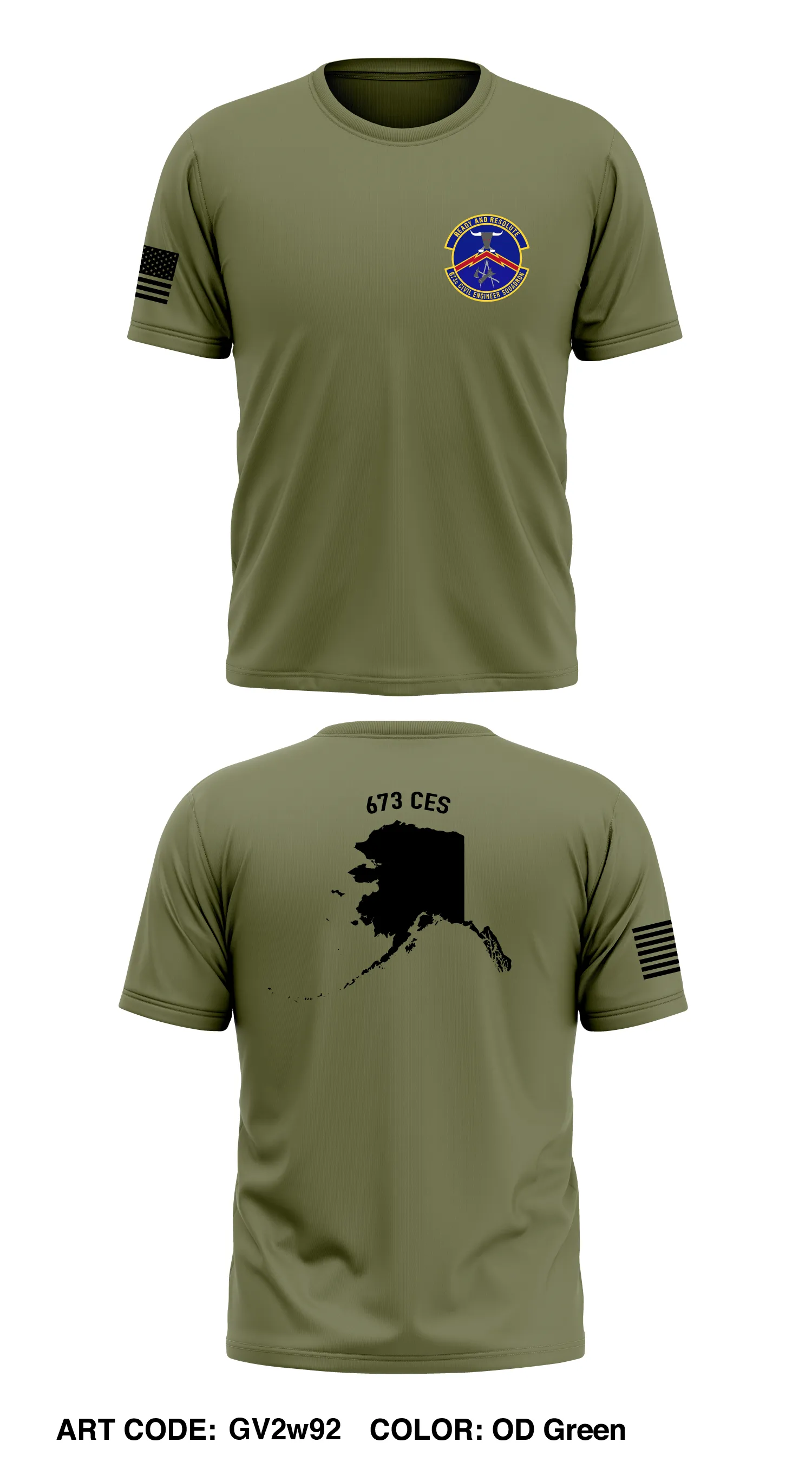 673 CES Store 1 Core Men's SS Performance Tee - GV2w92