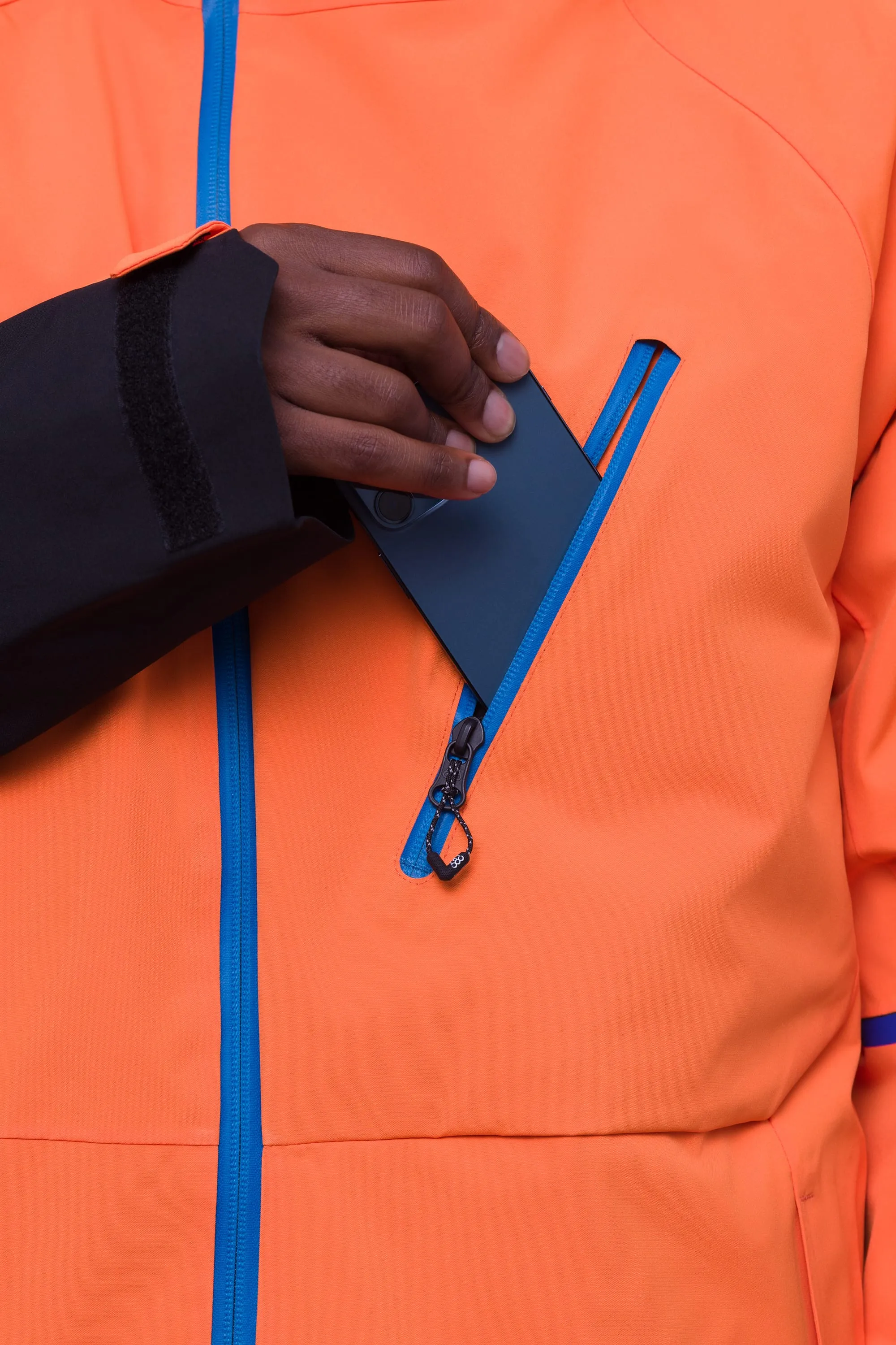 686 Exploration Thermograph Jacket Mens NASA Orange Black