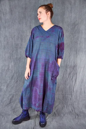7208 Blue Moon Dress-Blue & Purple-U