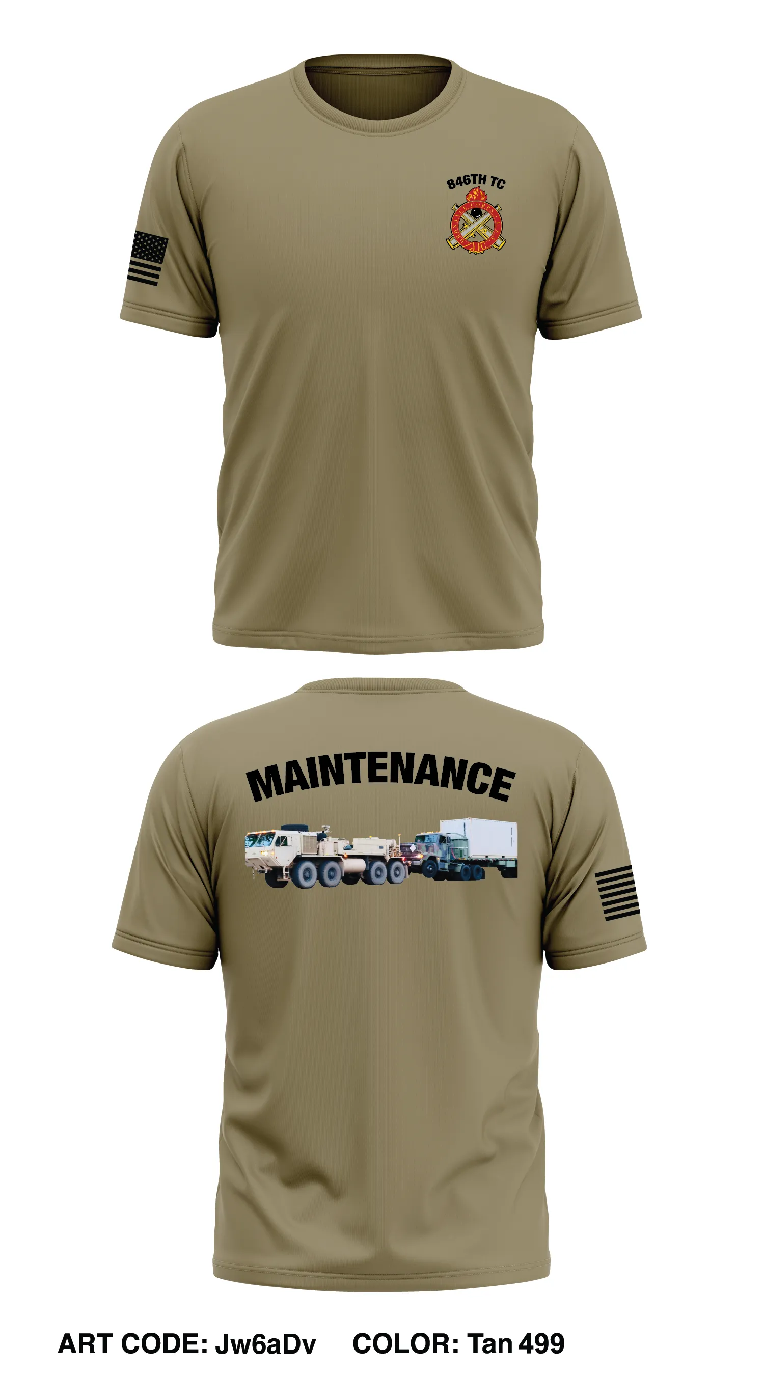 846th TC Store 1 Core Men's SS Performance Tee - Jw6aDv