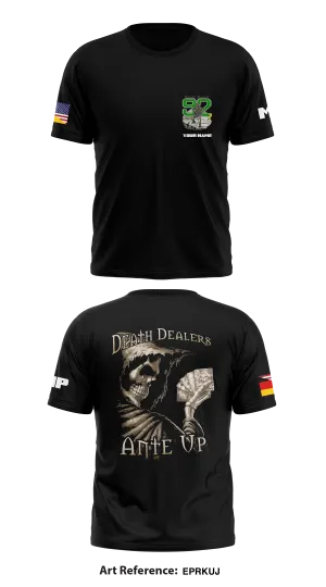 92nd MP Co -Rock Solid- Store 1 Core Men's SS Performance Tee - eprkuj