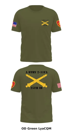 A Btry 2-11FA 25th ID Store 1 Core Men's SS Performance Tee - LyaCQM