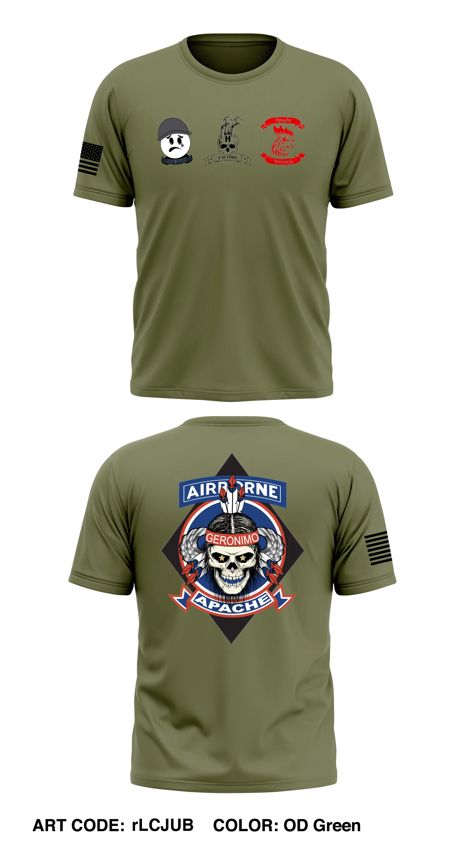 A Co, 1-501st, 4/25 Store 1 Core Men's SS Performance Tee - rLCJUB