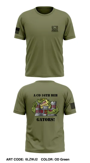 A Co 16th Brigade Engineer Battalion Store 1 Core Men's SS Performance Tee - 6LZWJ2