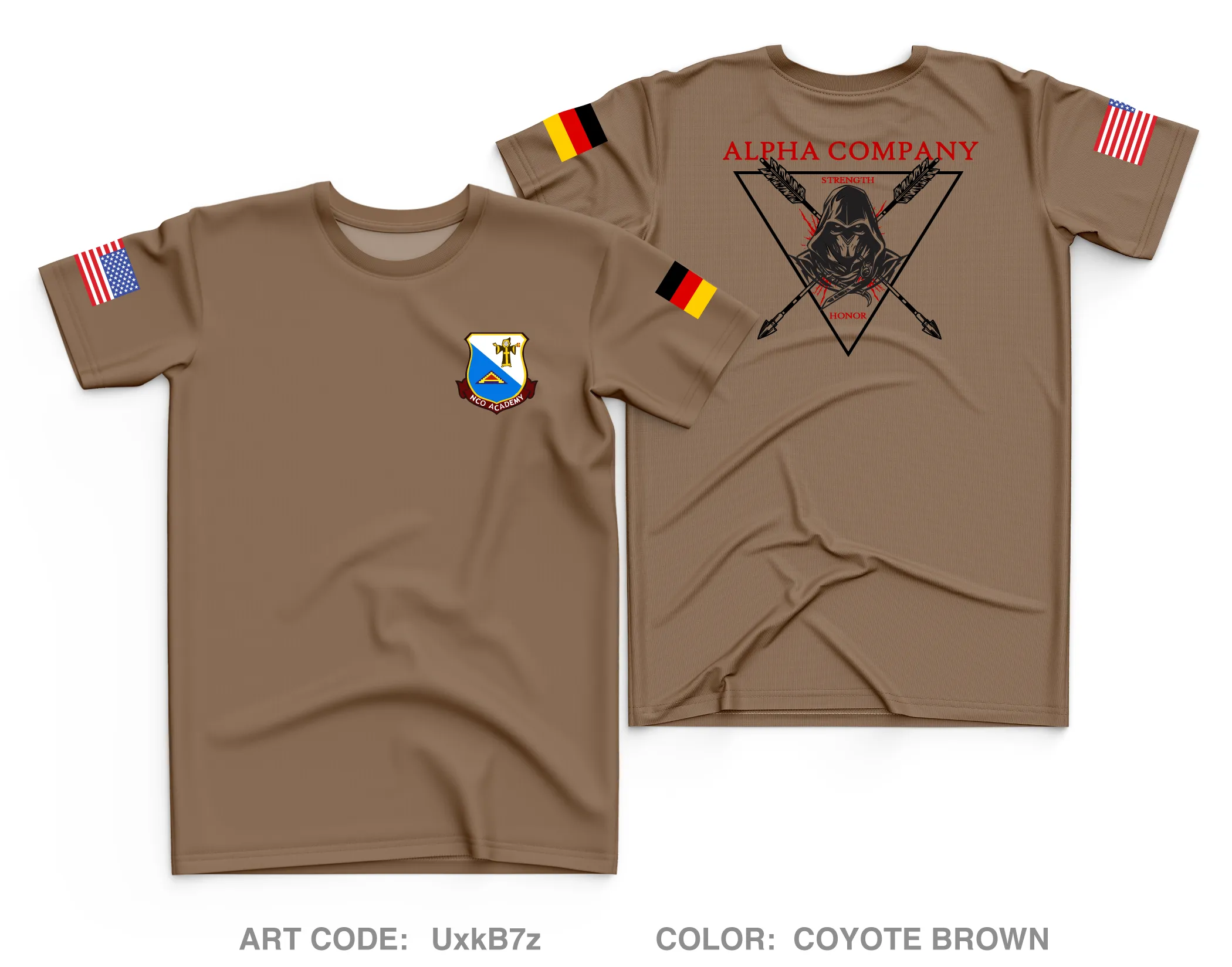 A Co, 7th NCOA Core Men's SS Performance Tee - UxkB7z