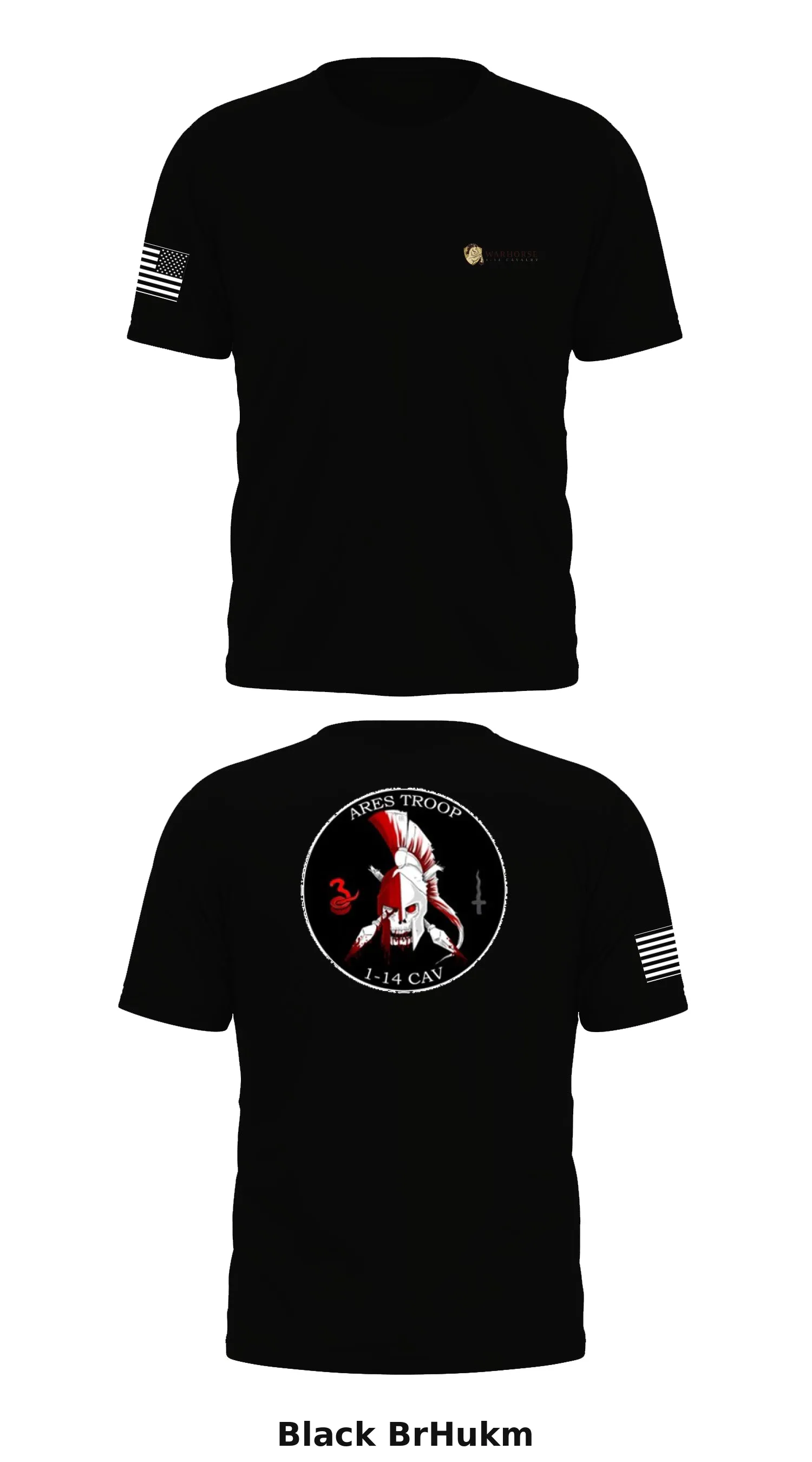 A TRP, 1-14 CAV, 1-2 SBCT Store 1 Core Men's SS Performance Tee - BrHukm