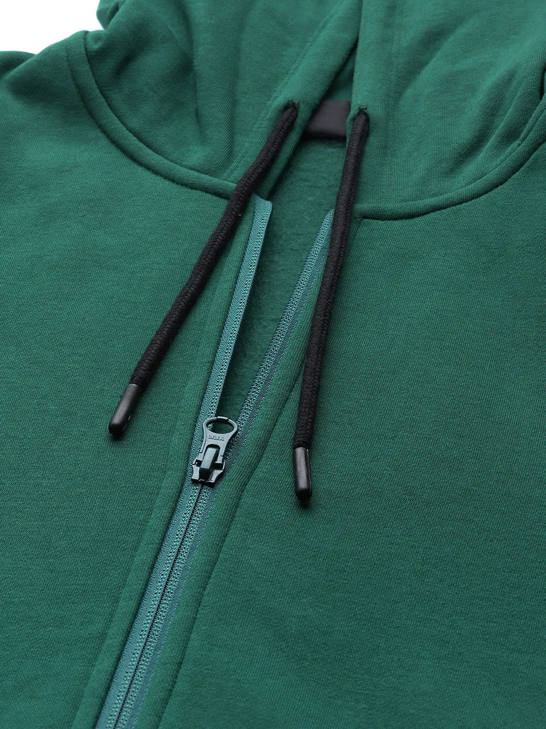 Alcis Men Green Hooded Sweatshirt