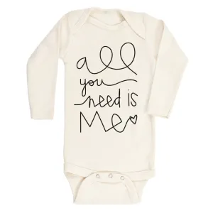 ALL YOU NEED IS ME LONG SLEEVE BODYSUIT