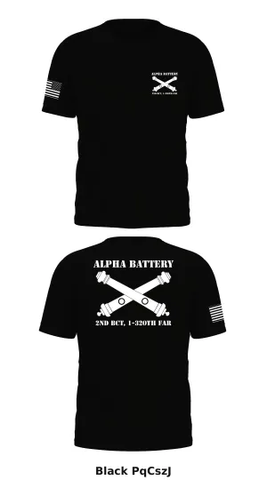 Alpha Battery, 2nd BCT, 1-320th FAR Store 1 Core Men's SS Performance Tee - PqCszJ