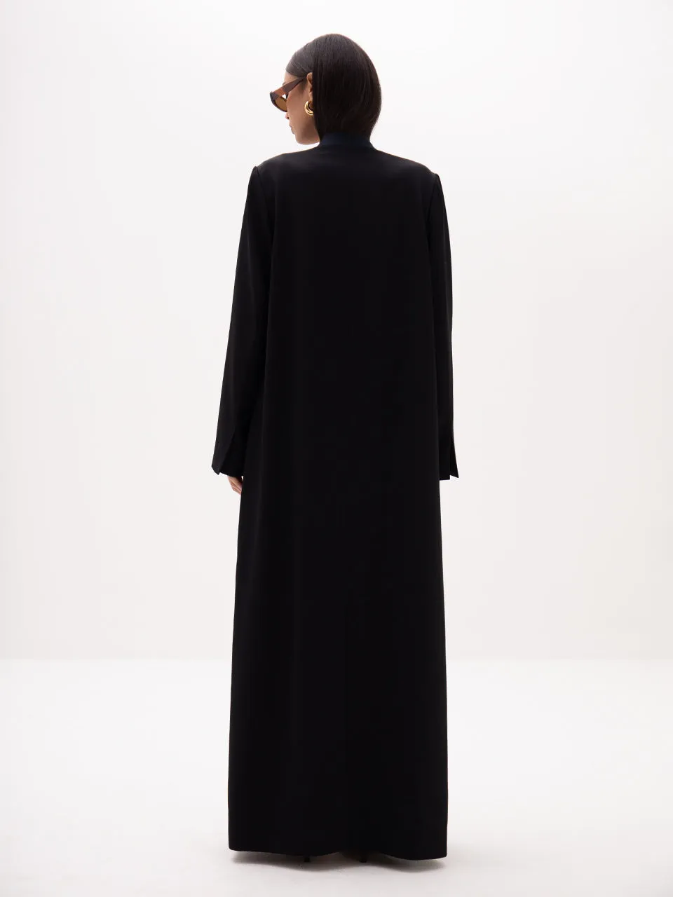 Amara Long Jacket - Black