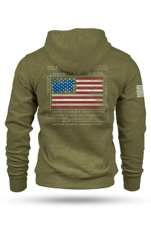 American Flag Schematic - Tailgater Hoodie