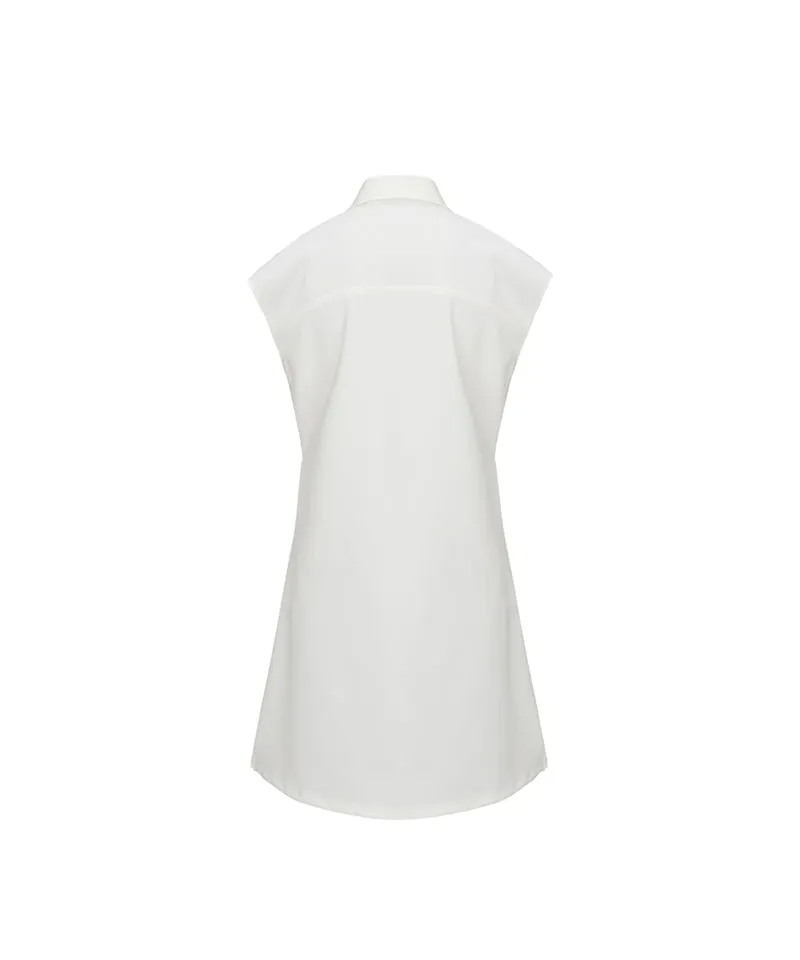 Anell Golf Sandra Golf Collar One Piece - White