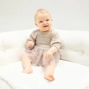 Angel Dear- Long Sleeve Bubble Tutus - Oatmeal
