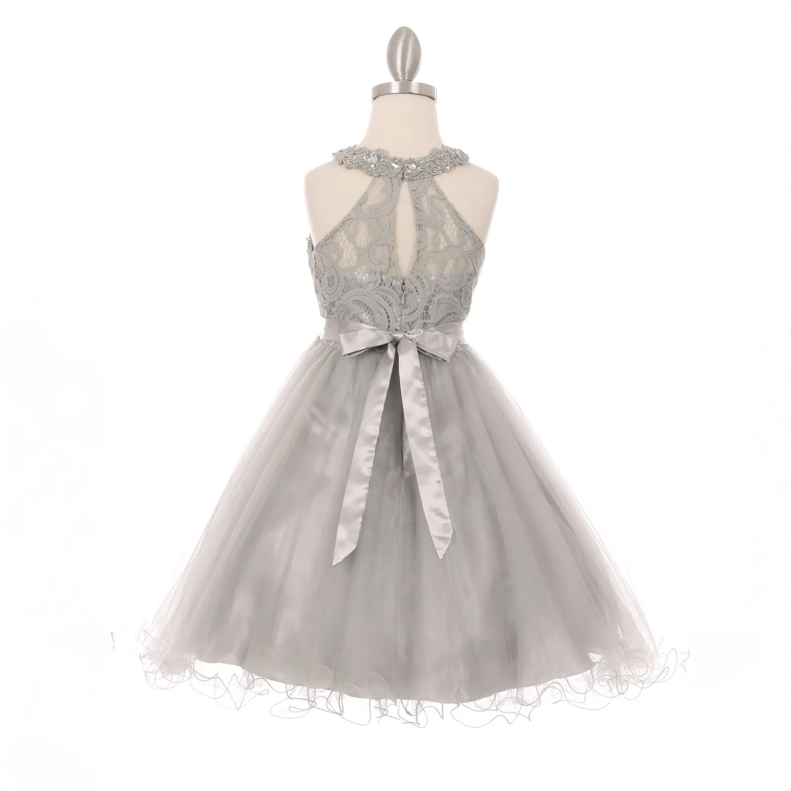 Arabella Dress - Silver Grey