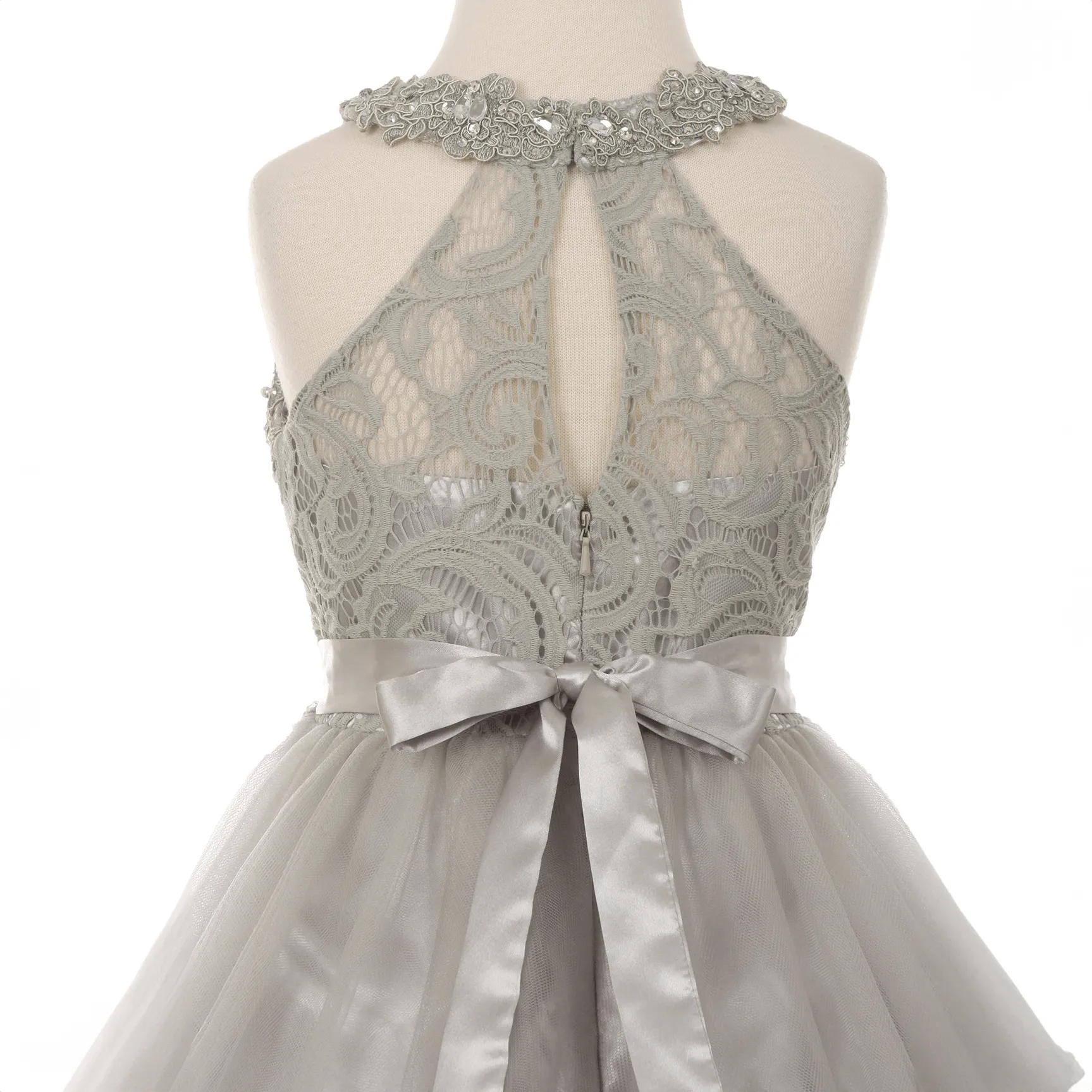 Arabella Dress - Silver Grey