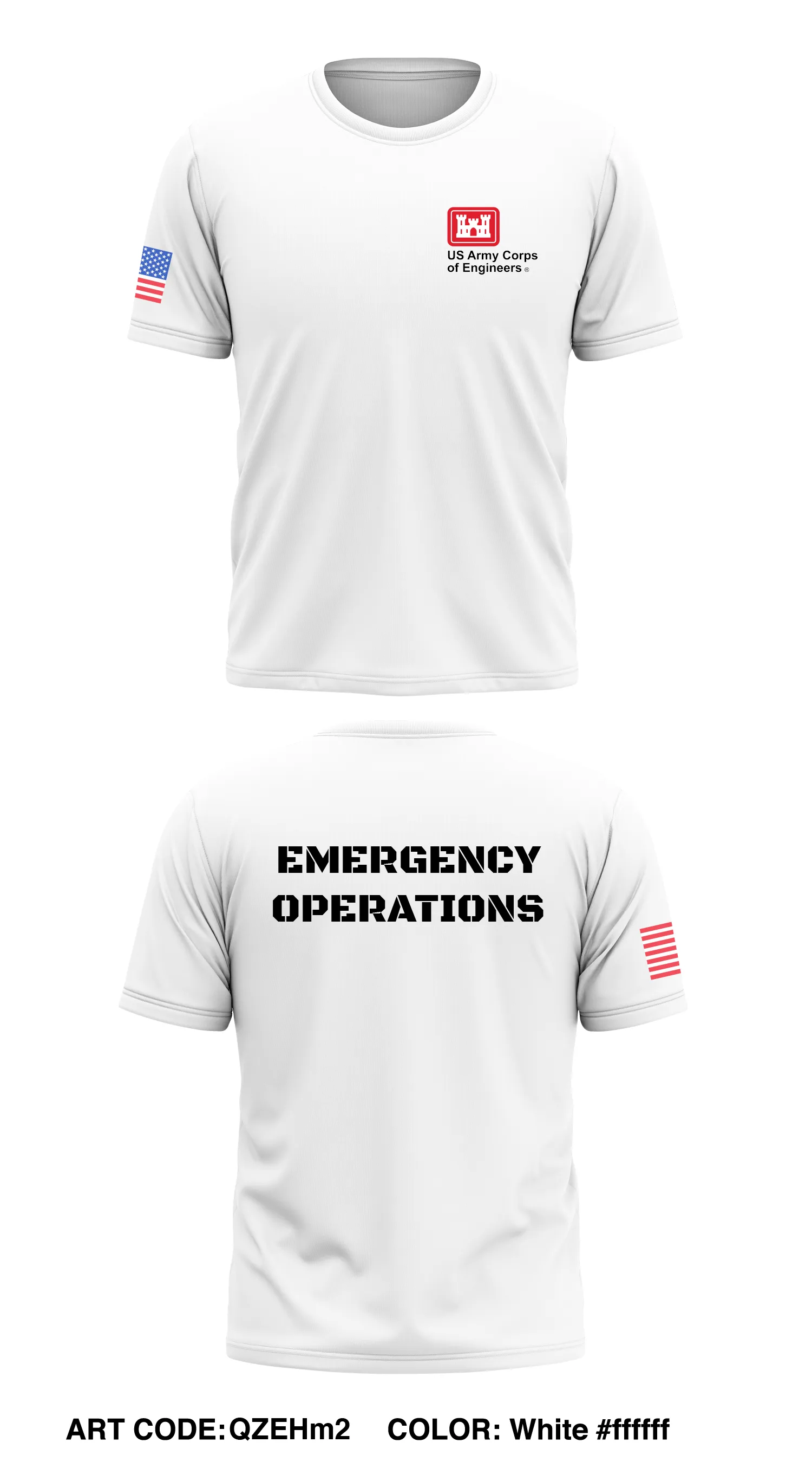 Army Corps of Engineers Store 1 Core Men's SS Performance Tee - QZEHm2