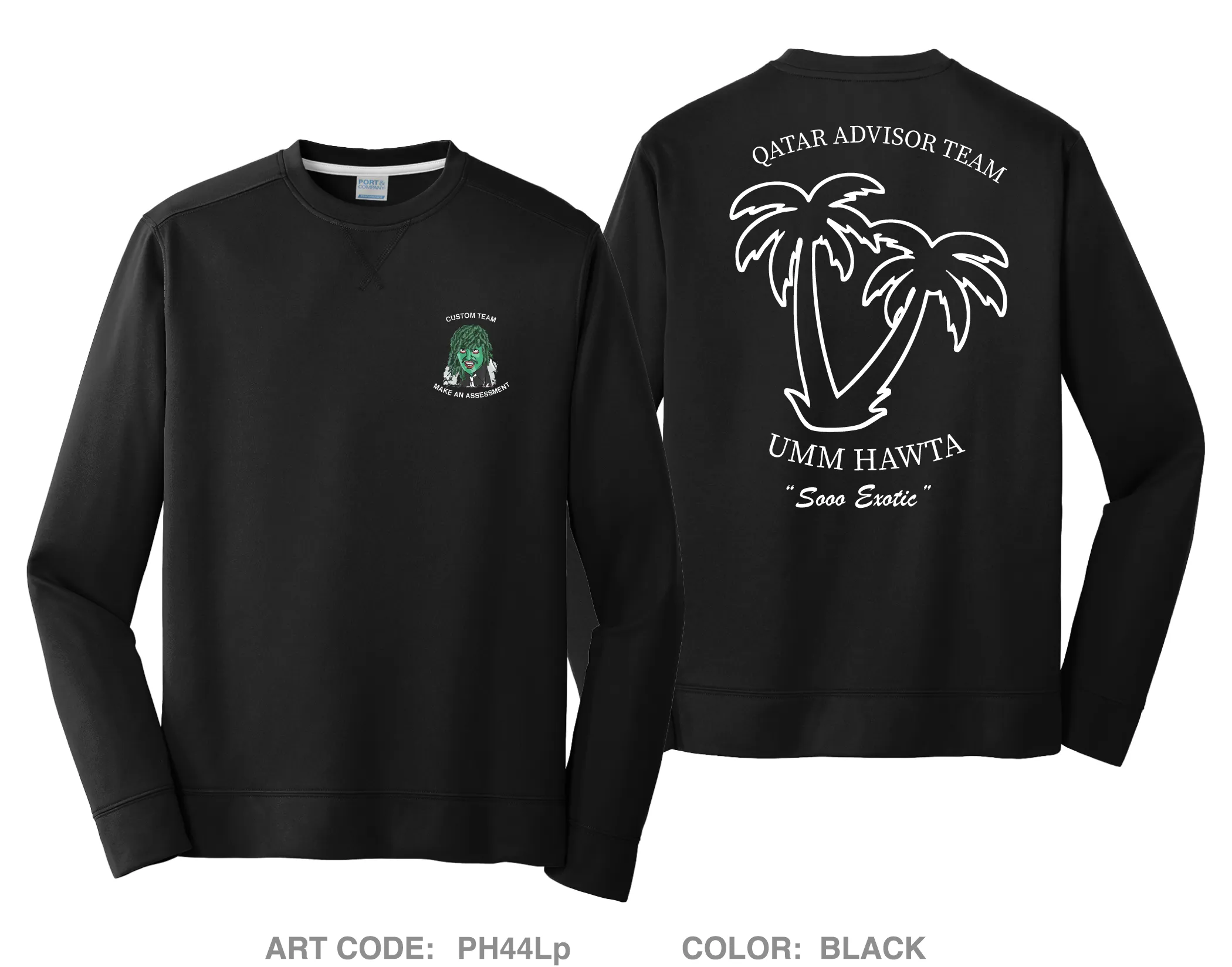 Arrow Co. 2nd BN 3rd SFAB HI-Tech Performance Crewneck Sweatshirt - PH44Lp