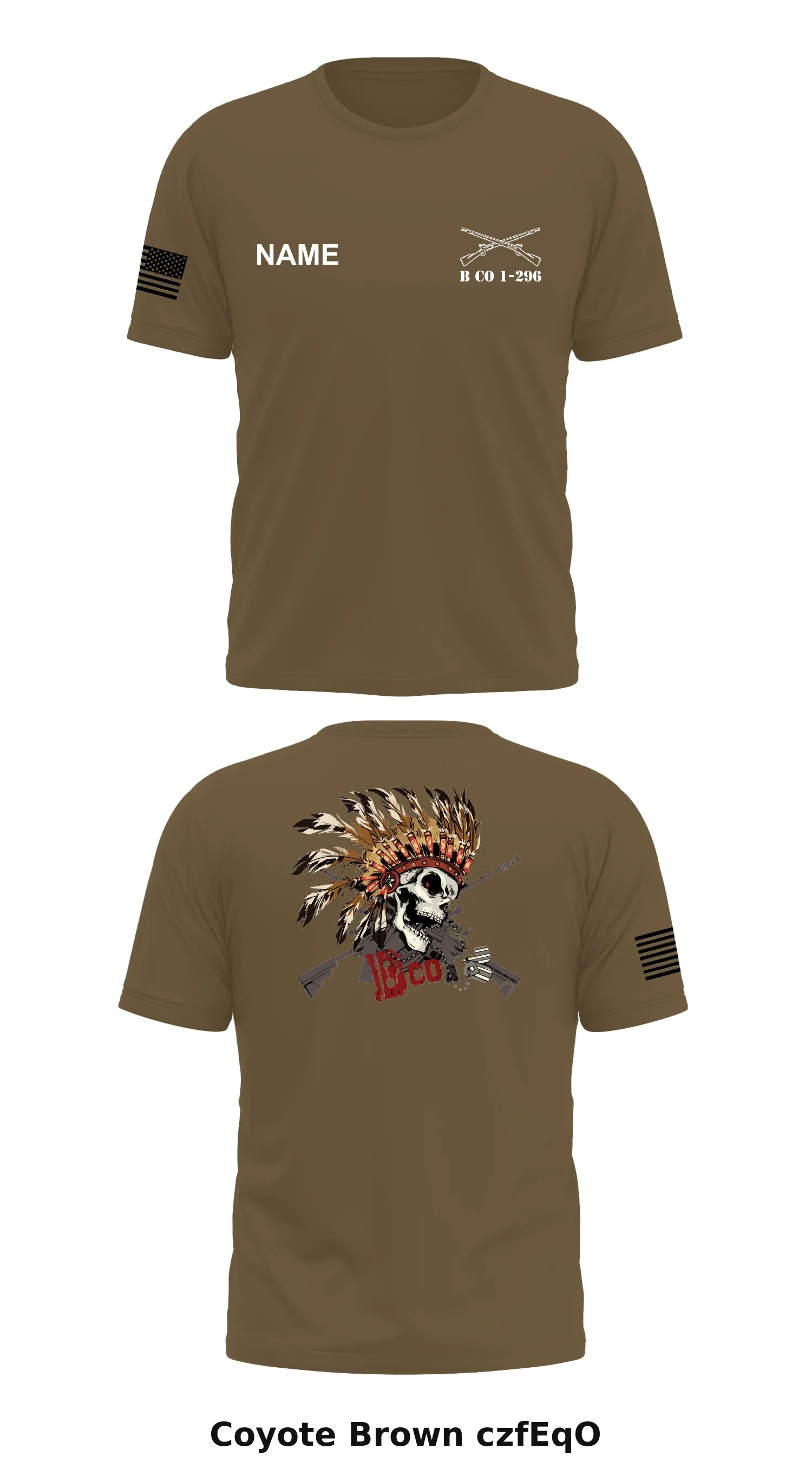 B Co 1-296 IN Store 1 Core Men's SS Performance Tee - czfEqO