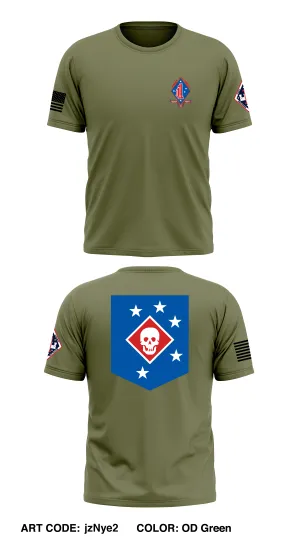B Co, 1BN, 1MAR Store 1 Core Men's SS Performance Tee - jzNye2