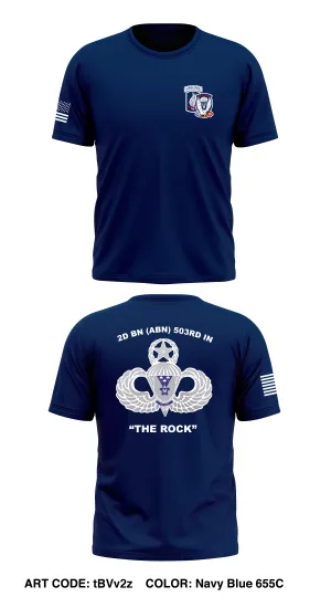 B Co, 2-503, 173rd ABN Store 1 Core Men's SS Performance Tee - tBVv2z