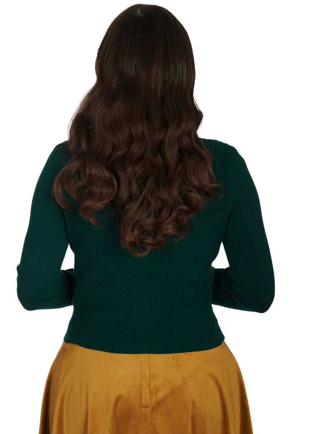 Banned Sylvia 50's Cardigan Dark Green