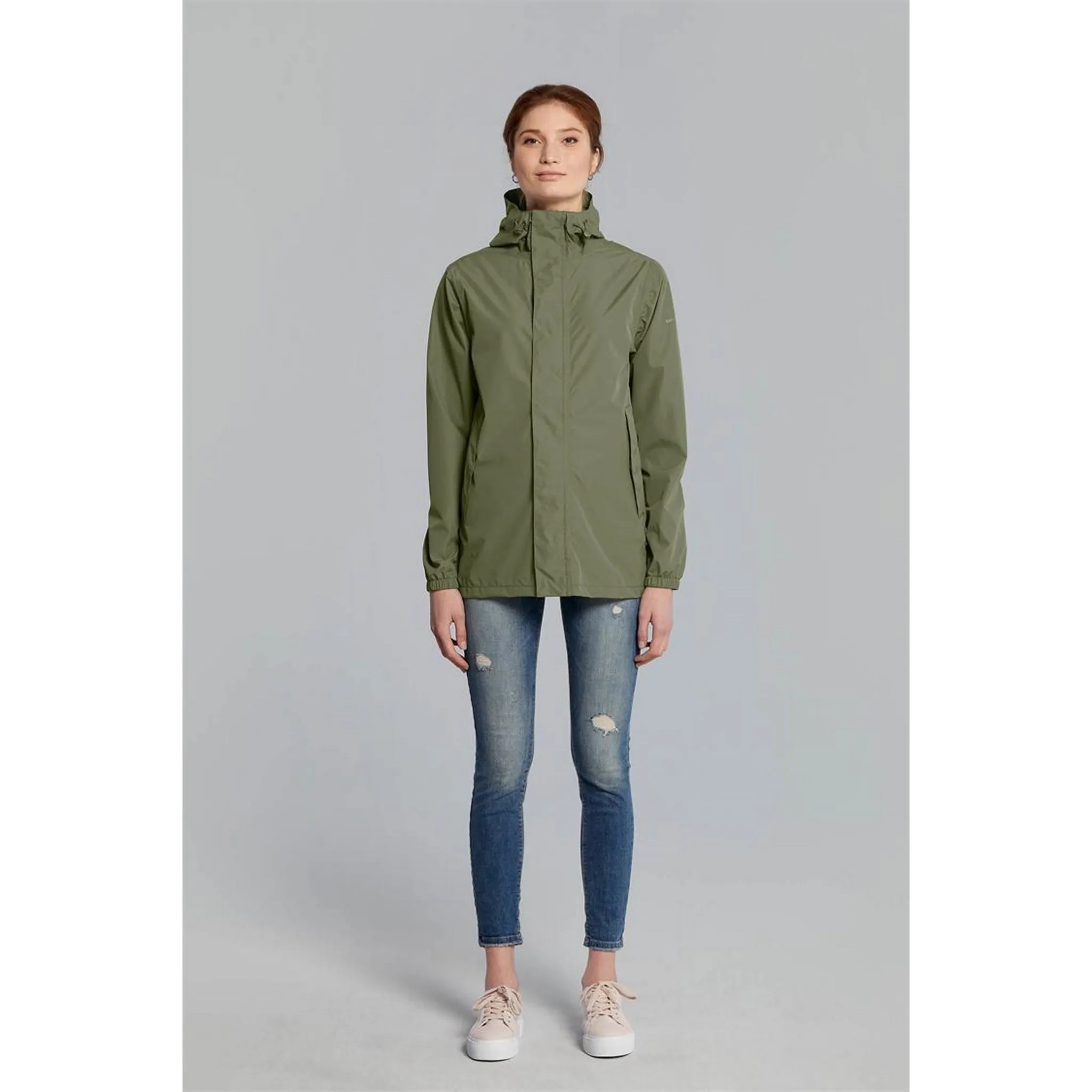Basil Hoga Unisex Bicycle Rain Jacket Olive Green