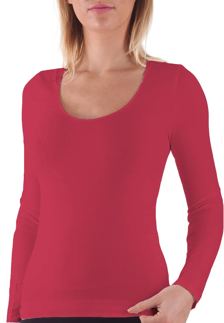 BELLISSIMA Scoop Neck Long Sleeve BASICS