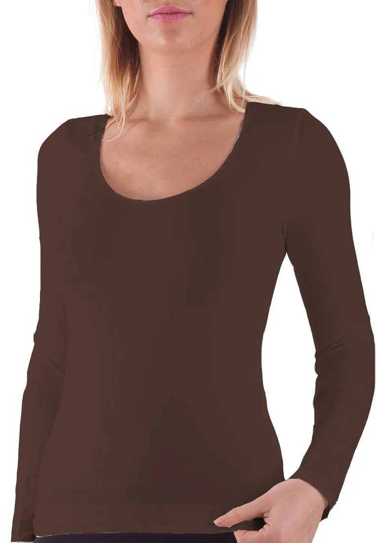 BELLISSIMA Scoop Neck Long Sleeve BASICS