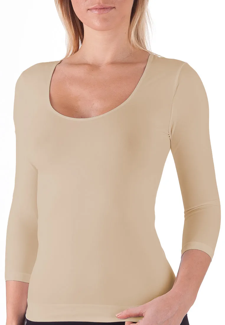 BELLISSIMA Scoop Neck Long Sleeve BASICS