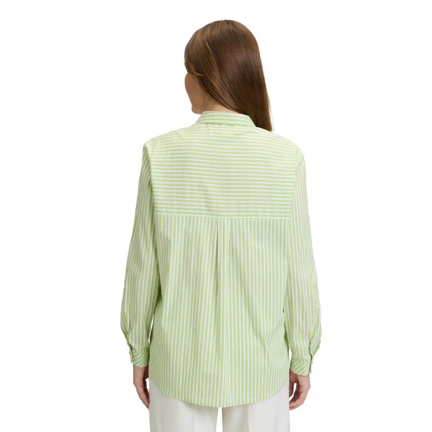 Betty Barclay Blouse Green/White