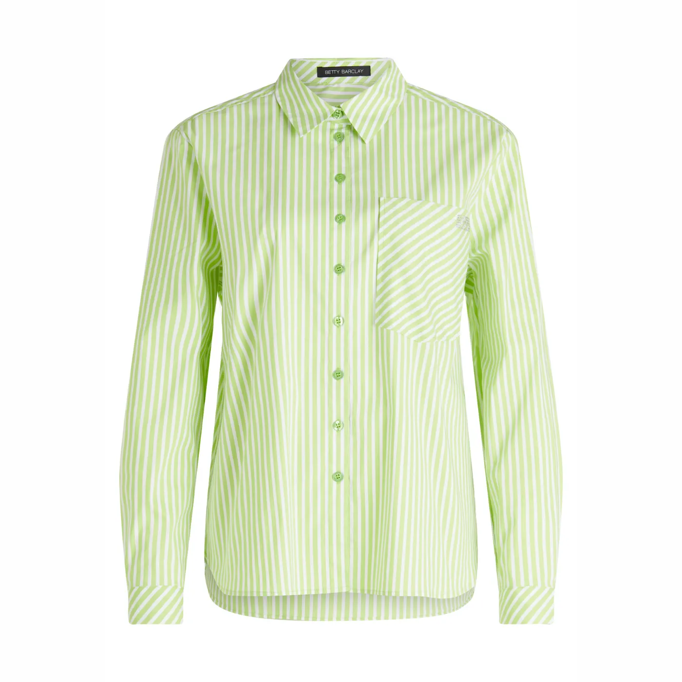 Betty Barclay Blouse Green/White