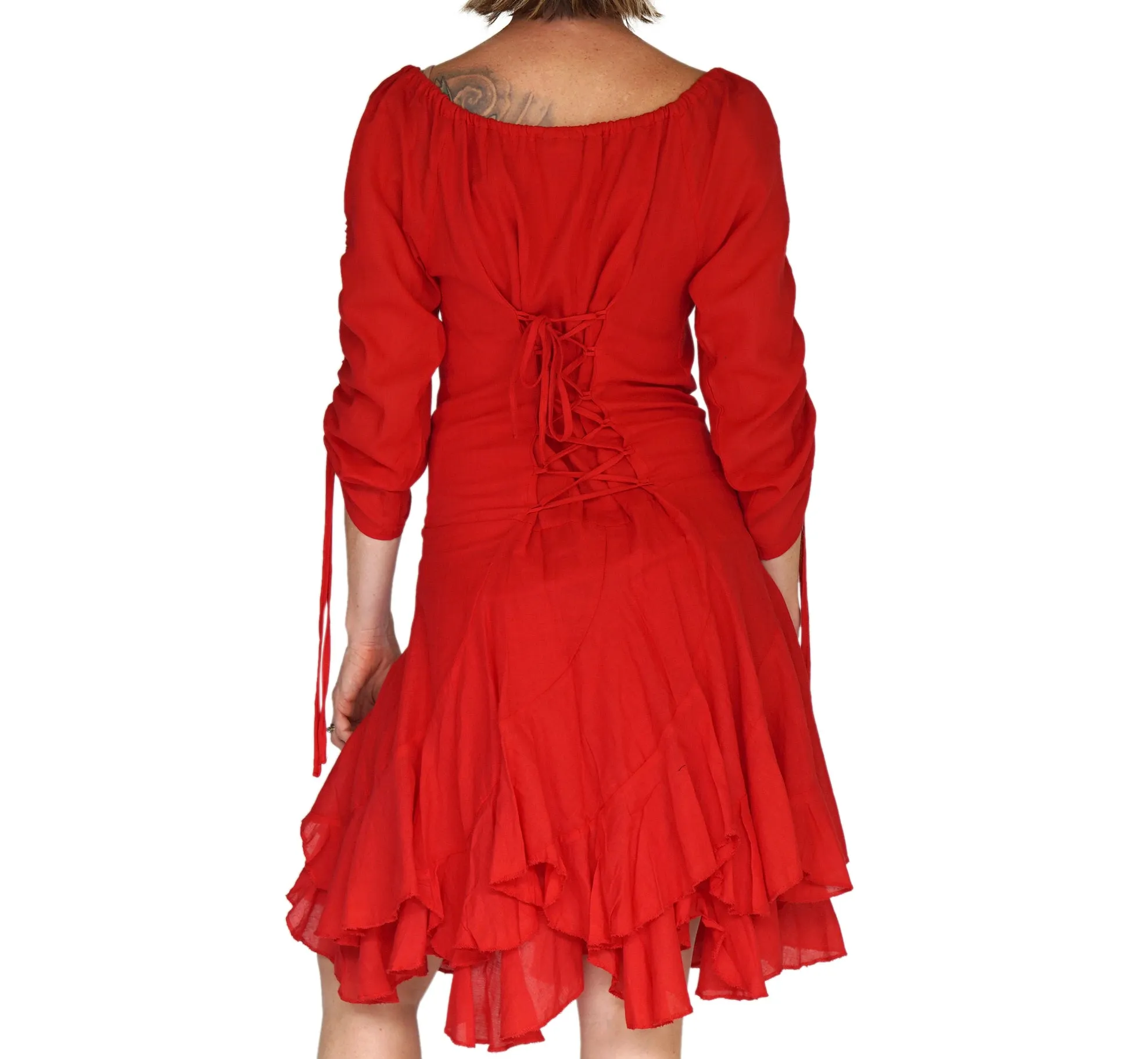 'Bonny Dress'  - Red