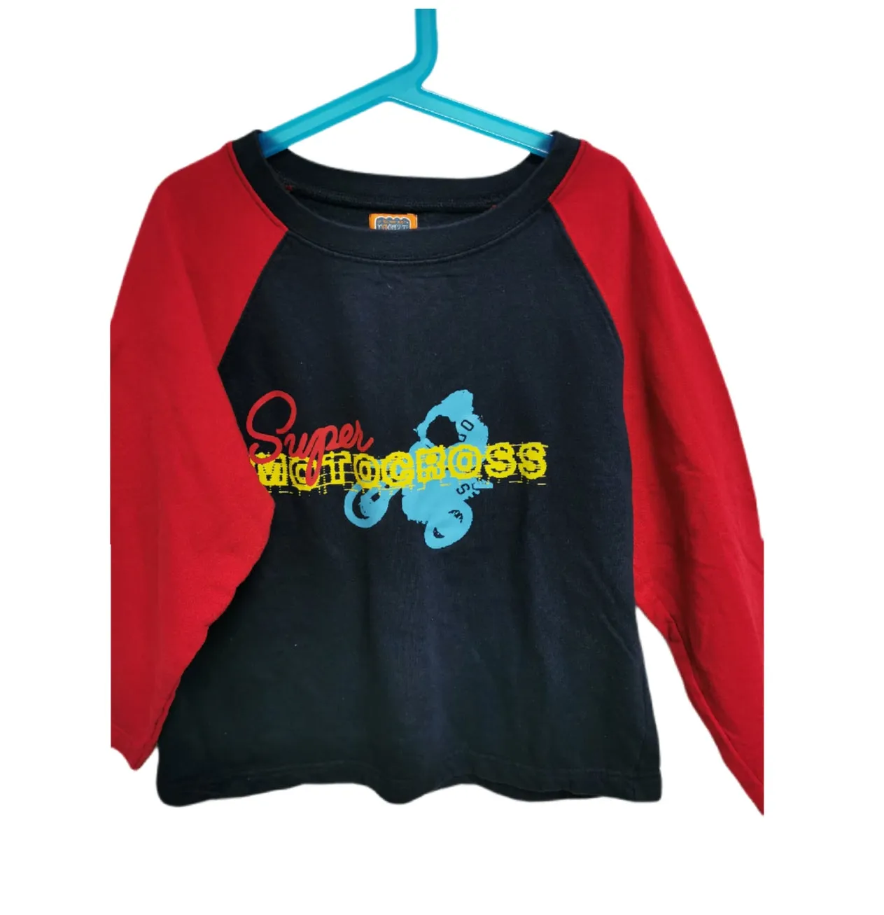BOY SIZE 9/10 YEARS - RAGAZZI, Soft Motocross Sweater EUC B31