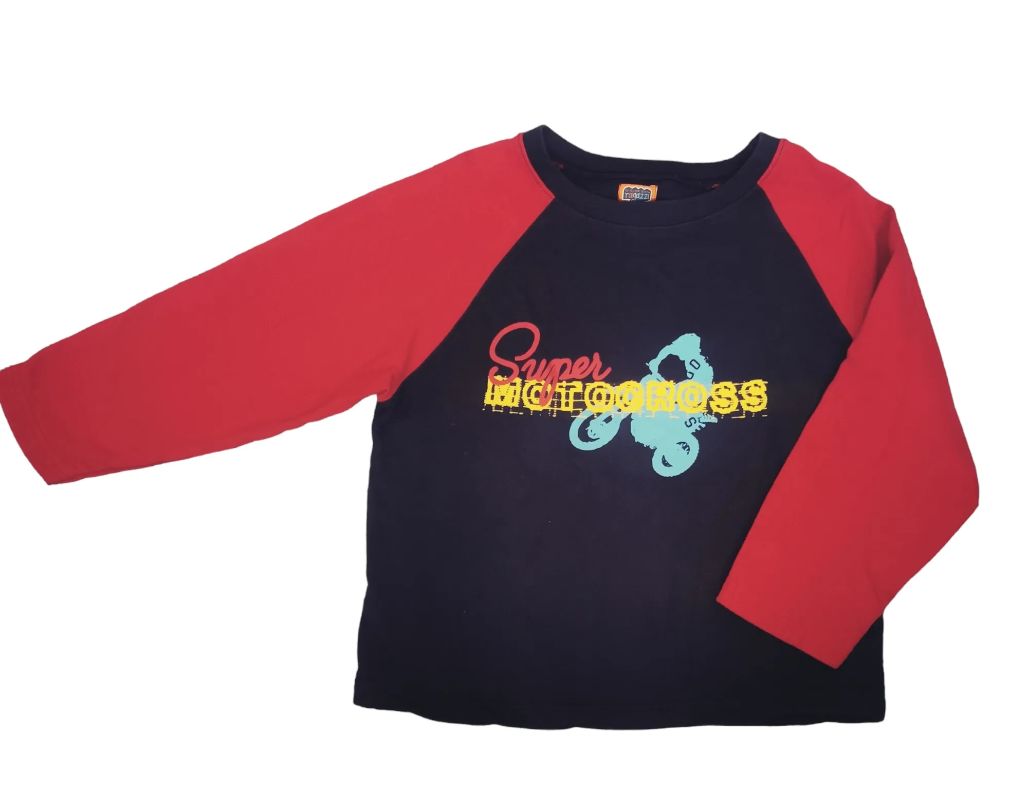 BOY SIZE 9/10 YEARS - RAGAZZI, Soft Motocross Sweater EUC B31