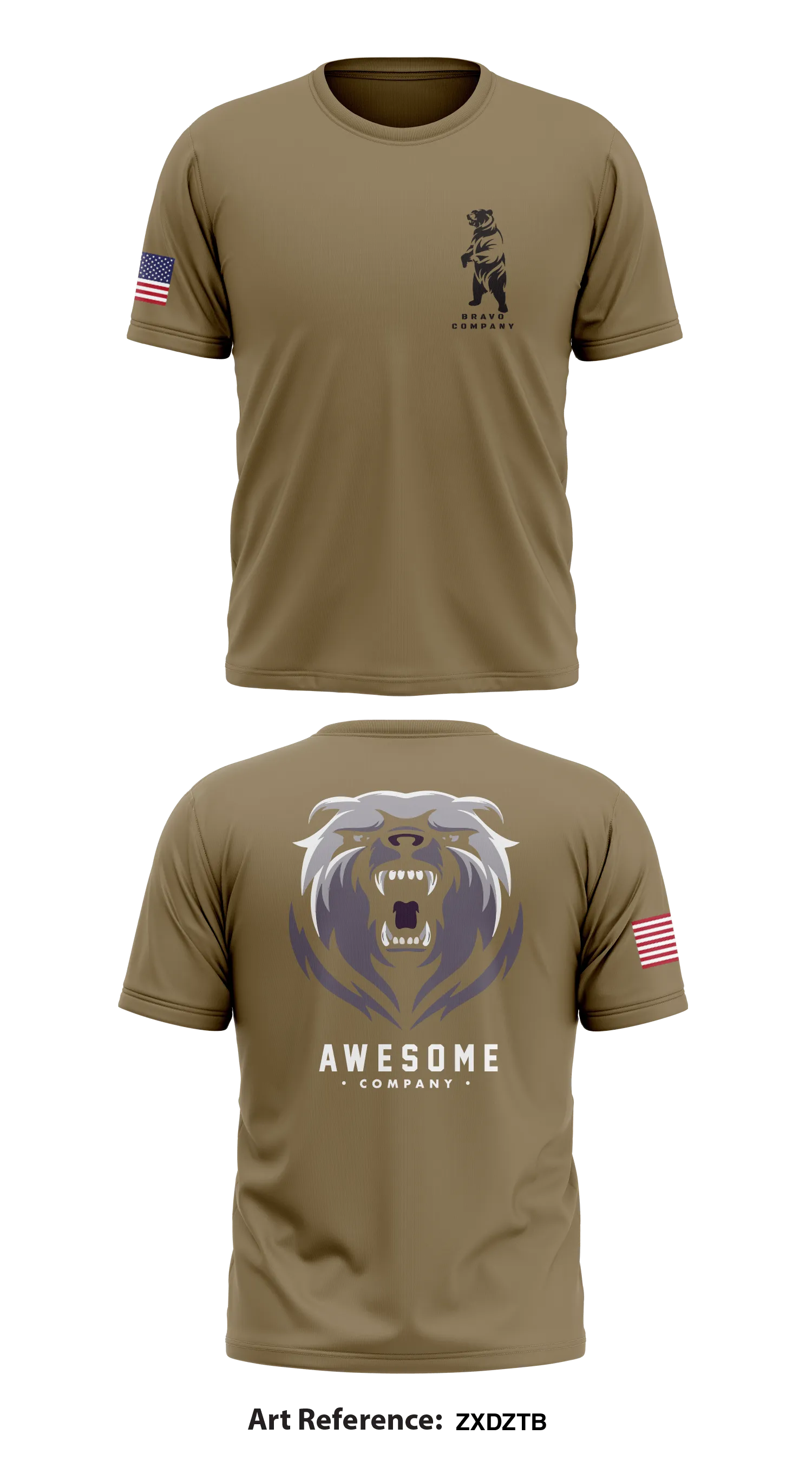 Bravo Company Store 2 Core Men's SS Performance Tee - zXDZTb